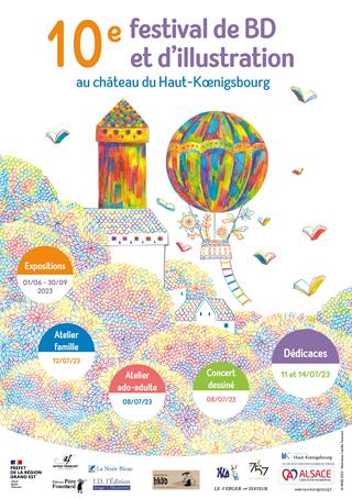 Festival de BD et d'illustration 2023 - HKBD - Château du Haut-Koenigsbourg, Alsace, France