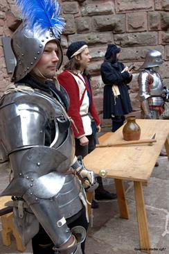 Historical reconstitution of a decision from 1474 at Haut Koenigsbourg castle. - © Jean-Luc Stadler