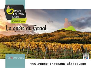 Route des châteaux et citées fortifiées d'Alsace - ADT 67 - Château du Haut-Koenigsbourg, Alsace, France