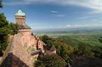 The keep, the southern façade and the entrance gate seen from the grand bastion of Haut-Koenigsbourg castle - © Jean-Luc Stadler