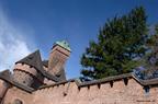 Petit bastion et donjon du château du Haut-Koenigsbourg vus depuis l'Est - © Jean-Luc Stadler