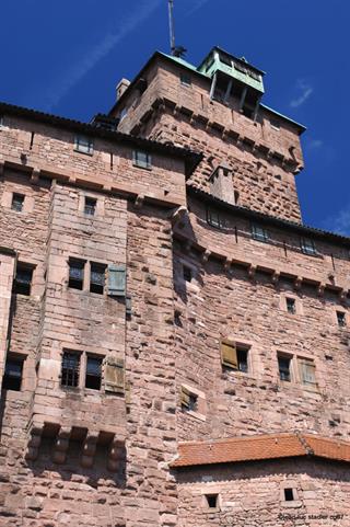 Donjon et façade Sud du château du Haut-Koenigsbourg - Jean-Luc Stadler - Château du Haut-Koenigsbourg, Alsace, France