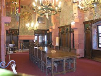 La salle du Kaiser - © château du Haut-Koenigsbourg