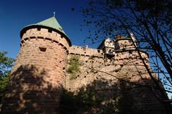 Grand Bastion du château du Haut-Koenigsbourg vu depuis l'Ouest - © Jean-Luc Stadler