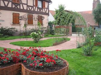Medieval garden in Scherwiller , Alsace - © circuit des jardins médiévaux