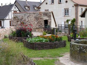 Medieval garden in Châtenois - © DR