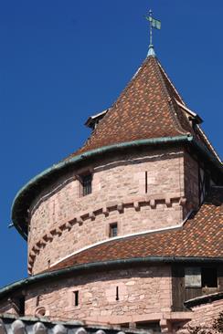 South tower of the grand bastion at Haut-Koenigsbourg castle - © Jean-Luc Stadler