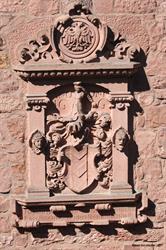 Detail from the entrance gate at Haut-Koenigsbourg castle - © Jean-Luc Stadler
