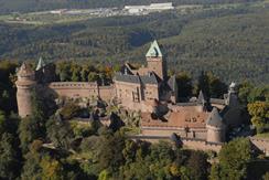 Aerial view of the castle - © Jean-Luc Stadler