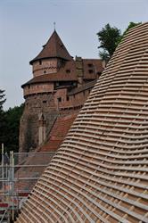 Restaurierung der Struktur und des Daches des Wirtshauses - © Jean-Luc Stadler